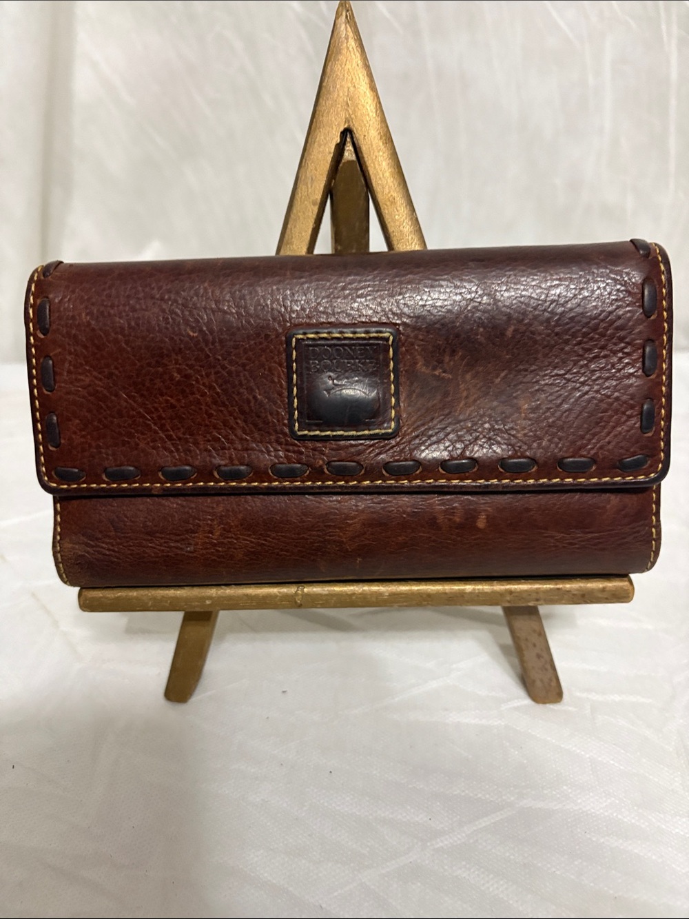 Dooney & Bourke Vintage Leather Trifold Wallet